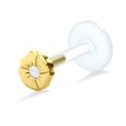 Flower Shaped Labrets Push-in LA-1305